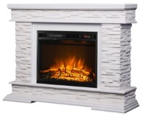 Электрокамин Art Flame Stone & Lorance White