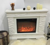 Электрокамин Art Flame Stone & Lorance White фото №3 — интернет-магазин Desire.md