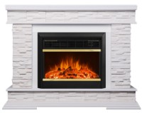 Электрокамин Art Flame Stone & Mars White фото №2 — интернет-магазин Desire.md
