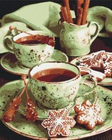 Картина по номерам Brushme Мятные пряники (BS52724)