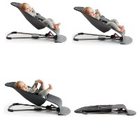 Șezlong pentru bebeluși BabyBjorn Bliss Old Rose Bumbac imaginea #5 — magazin online Desire.md