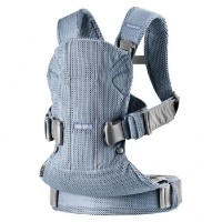 Marsupiu pentru copii BabyBjorn One Air Slate Blue 3D Mesh (098020E1) imaginea #1 — magazin online Desire.md