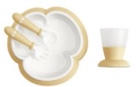 Set starter nou-născut BabyBjorn Powder Yellow (078166A)