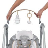 Детское кресло-качалка Bright Starts Ingenuity Swing 'n Go Bella Teddy фото №5 — интернет-магазин Desire.md