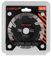 Disc de tăiere Dnipro-M Deep Cut 125х10-30х22.2mm imaginea #3 — magazin online Desire.md