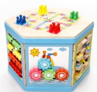Busy Board Kinder Hexagon 7in1 (7038) imaginea #2 — magazin online Desire.md