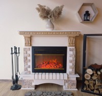 Электрокамин Art Flame Topaz & Mars Ivory фото №2 — интернет-магазин Desire.md