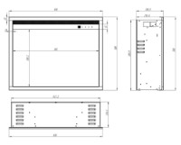 Șemineu electric Art Flame Thomas Black imaginea #4 — magazin online Desire.md