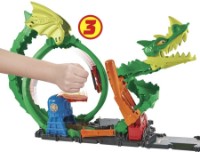 Set jucării transport Hot Wheels  City Dragon Drive Firefight (HDP03)