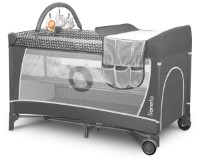 Pătuț pliabil Lionelo Flower Grey Scandi imaginea #1 — magazin online Desire.md