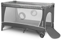 Pătuț pliabil Lionelo Flower Grey Scandi imaginea #2 — magazin online Desire.md