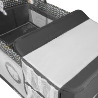 Pătuț pliabil Lionelo Flower Grey Scandi imaginea #4 — magazin online Desire.md