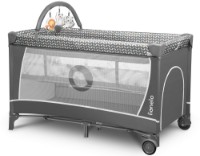 Pătuț pliabil Lionelo Flower Grey Scandi imaginea #8 — magazin online Desire.md