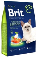 Hrană uscată pentru pisici Brit Premium by Nature Cat Sterilized Salmon 8kg