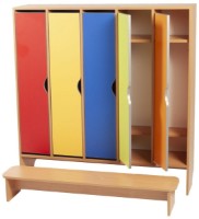 Шкаф Tisam (38166) Бук/Радуга фото №2 — интернет-магазин Desire.md