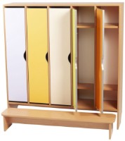 Шкаф Tisam (38166) Бук/Радуга фото №4 — интернет-магазин Desire.md