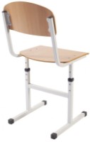 Школьный стул Tisam (90292HPL) Серый/Бук