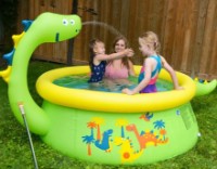 Детский бассейн с фонтаном SunClub Dinosaur 3D Spray (17786) фото №3 — интернет-магазин Desire.md