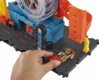 Set jucării transport Hot Wheels  City Super Twist Tire Shop (HDP02) imaginea #4 — magazin online Desire.md