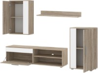 Living Mirjan24 Chione/Barato Mini Sonoma Oak/White imaginea #3 — magazin online Desire.md