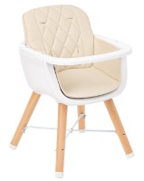 Стульчик для кормления Kikka Boo Woody Beige фото №4 — интернет-магазин Desire.md
