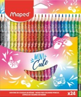 Creioane colorate Maped Mini Cute 24pcs