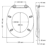Capac de toaletă Bemis Barletta 2200STX000 imaginea #2 — magazin online Desire.md