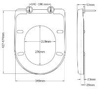 Capac de toaletă Bemis Pescara 2206ST000 imaginea #2 — magazin online Desire.md