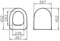 Capac de toaletă Vitra Sento (120-003-009) imaginea #2 — magazin online Desire.md