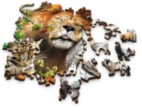 Puzzle Trefl 501 Wild Cats in the Jungle (20152) imaginea #2 — magazin online Desire.md