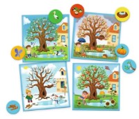 Joc educativ de masa Trefl Времена года RU (02157)