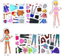 Одежда для кукол Quercetti Fashion Design Best Friends (2935) фото №2 — интернет-магазин Desire.md