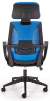 Офисное кресло Halmar Valdez Blue/Black фото №5 — интернет-магазин Desire.md