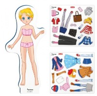 Одежда для кукол Quercetti Magnetic Fashion Anna (2925) фото №2 — интернет-магазин Desire.md