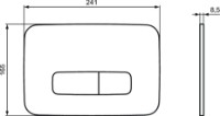 Placă de comandă Ideal Standard Oleas M3 R0123AA imaginea #2 — magazin online Desire.md