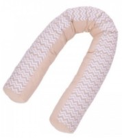 Pernă pentru alaptare Veres Comfort Long Zigzag\Beige (302.01.1)