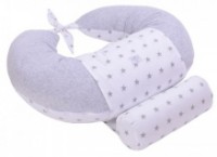 Pernă pentru alaptare Veres Comfort Lux Velour Stars Grey (302.04.2) imaginea #4 — magazin online Desire.md