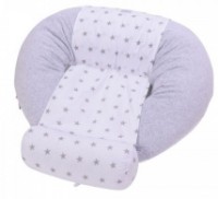 Pernă pentru alaptare Veres Comfort Lux Velour Stars Grey (302.04.2) imaginea #5 — magazin online Desire.md