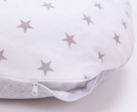 Pernă pentru alaptare Veres Comfort Velour Stars Grey (302.02.3) imaginea #4 — magazin online Desire.md