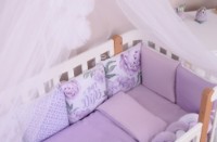 Детское постельное белье Veres Lilac Peonies 6pcs (220.42)
