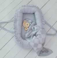 Cuib pentru bebelúș Veres Macaroon Earl Grey (450.22)