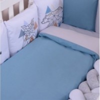 Lenjerie de pat pentru copii Veres Scandi Blue 6pcs (220.38) imaginea #2 — magazin online Desire.md