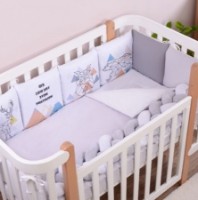 Lenjerie de pat pentru copii Veres Scandi Grey 6pcs (220.39) imaginea #6 — magazin online Desire.md