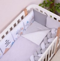 Lenjerie de pat pentru copii Veres Scandi Grey 6pcs (220.39)