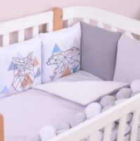 Lenjerie de pat pentru copii Veres Scandi Grey 6pcs (220.39) imaginea #5 — magazin online Desire.md