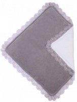 Plic pentru bebeluși Veres Velour Lace Taup Grey (125.06.04)
