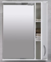 Шкаф с зеркалом Bayro Allure 650x750 R White (104835)