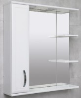 Dulap cu oglindă Bayro Allure 800x750 L White (104836) imaginea #3 — magazin online Desire.md