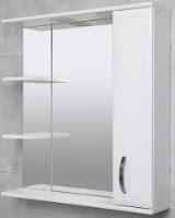 Шкаф с зеркалом Bayro Allure 800x750 R White (104837)