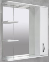 Dulap cu oglindă Bayro Allure 800x750 R White (104837)